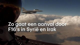 F16piloot vertelt hoe aanval op IS eruit ziet Binnen enkele minuten moet je aanvallen [upl. by Rafaello]