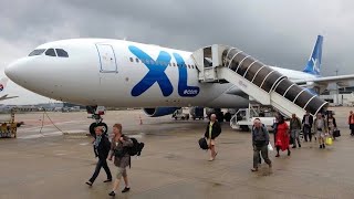 XL Airways Airbus A330 landing in Paris CDG 🇫🇷 from PointeàPitre PTP Guadeloupe [upl. by Mccomb]