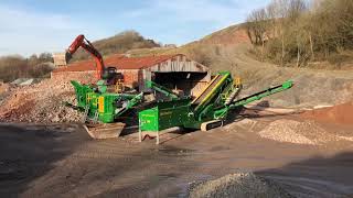 McCloskey J45 Jaw Crusher and S190 Screener [upl. by Schuler955]