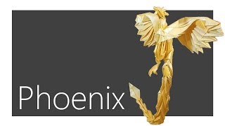 Phoenix Origami Tutorial Satoshi Kamiya [upl. by Morie]