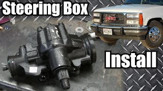 91 GMC C3500 Dually Steering Box Replacement [upl. by Blaise]