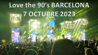 Love the 90´s Barcelona  October 7th 2023 lovethe90s [upl. by Nelda]