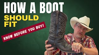 How A Boot Should Fit What You Need To Know [upl. by Yrolg930]