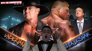 Brock Lesnar vs The Undertaker SummerSlam 2015 Commentary [upl. by Denyse91]