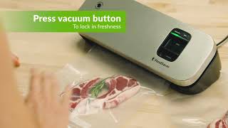 Space Saving Vacuum Sealing System  Howto Seal [upl. by Lietman978]