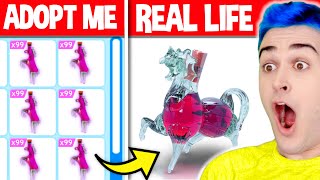 DO NOT DRINK These Adopt Me Potions In REAL LIFE  Roblox Adopt Me RAREST POTIONS IRL Challenge [upl. by Mirella]