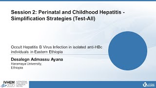 Occult Hepatitis B Virus Infection in isolated antiHBc individuals in Eastern  Desalegn Admassu [upl. by Baer]