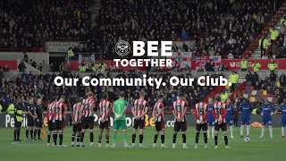 Brentford FC  BEE TOGETHER [upl. by Landbert]