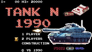 Tank N 1990 Stage 112 2 Player solo 2755 Famicom NES Speedrun retro [upl. by Jamison963]