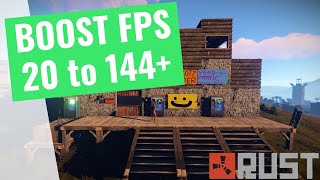 2022 RUST  How to BOOST FPS and Increase Performance on any PC [upl. by Enybor]