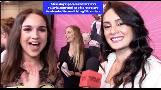 quotDeputyquot Star Valeria Jauregui Interview With Alexisjoyvipaccess  My Hero Academia Heroes Rising [upl. by Nasaj]