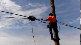 Lineman on job training [upl. by Franciska]