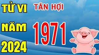 Tử Vi Tuổi Tân Hợi 1971 Năm 2024 GIáp Thìn [upl. by Rtoip]