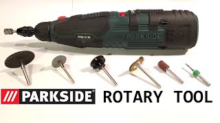 Parkside cordless rotary tool quotDremelquot PFBS 12 B4 [upl. by Eelyah]