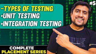 Types Of Testing In Software  Integration And Unit Testing [upl. by Nwahsaj108]