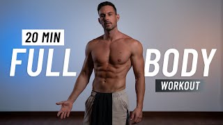 20 Min Full Body Workout No Equipment No Repeats [upl. by Ecerahc]