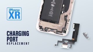 iPhone XR Charging Port Replacement  Logic Board [upl. by Ty629]