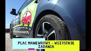 Plac manewrowy  wszystkie zadania egzamin kat B [upl. by Cooper]