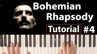 Como tocar quotBohemian RhapsodyquotQueen  Parte 44  Piano tutorial partitura y Mp3 [upl. by Josephina726]