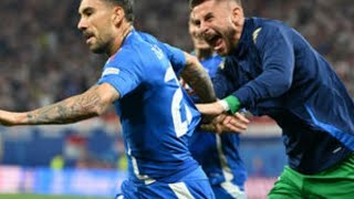 LA TELECRONACA DI FABIO CARESSA SUL GOL DI ZACCAGNI ITALIACROAZIA 11 italia euro2024 caressa [upl. by Hillinck]