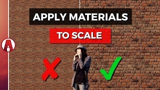 How to Apply Materials to SCALE  Vray for Sketchup [upl. by Nonnek]