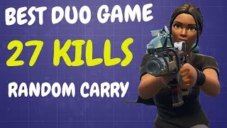 BEST DUO GAME EVER  27 KILLS  Random Duo [upl. by Kristian263]