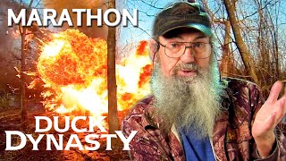 6 MOMENTS THE ROBERTSONS SAVED THE DAY Marathon  Duck Dynasty [upl. by Oakleil]