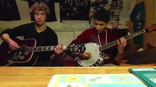 Deliverance  Dueling Banjos cover Max amp Clem [upl. by Azial984]