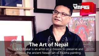 MampS VMAG Inspire  The Nepali Fine Art of Paubha Painting with Lok Chitrakar [upl. by Ahsyak431]