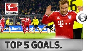 Top 5 Goals Mario Götze – FC Bayern München [upl. by Koziarz]