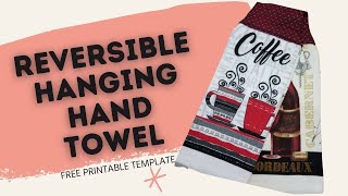 HANGING HAND TOWEL REVERSIBLE DESIGN [upl. by Neesay]