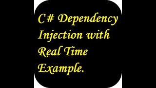 C Dependency Injection with Real Time Example [upl. by Irej]