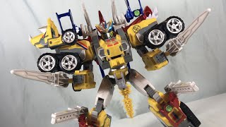 Tomica Kizuna Gattai Earth Granner EG05 Earth Granner Tyranno Tops Full Custom Set Review [upl. by Winwaloe906]