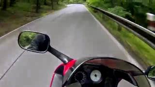 Honda VFR800FI  Mivv Exhaust  NoWind [upl. by Ettennahs]