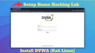 How to Install DVWA in Kali Linux [upl. by Herr]