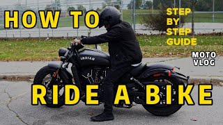 How to Ride a Motorcycle  for Beginners [upl. by Hofmann469]