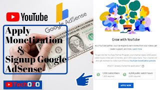 How to Apply YouTube Monetization Process 2020 TechOZO [upl. by Llertac]