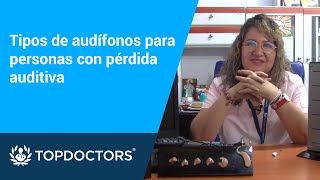 Tipos de audífonos para personas con pérdida auditiva [upl. by Gentille]