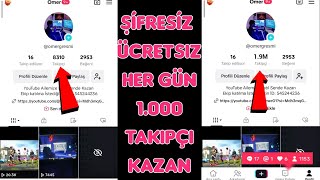 ÜCRETSİZ 1 DAKİKADA 500 TAKİPÇİ KAZANMA  TikTok takipçi arttırma  TikTok takipçi hilesi [upl. by Ellecrag]