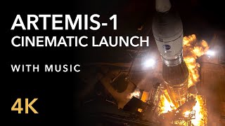 Artemis1 Launch Cinematic 4K with Music [upl. by Nal933]