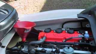 How to change oil on a Honda AquaTrax [upl. by Damour]