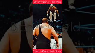 Rey Mysterio Got Destroyed By The Big Show 🥺 shorts youtubeshorts wwe wcw youtube reymysterio [upl. by Glavin946]