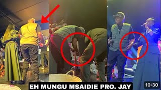 PROF JAY KUANGUKA NA KUOKOLEWA NA LADY JAY DEE Imewagusa sana Mashabiki wa Muziki [upl. by Ahsuas]