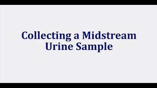 NMC OSCE MIDSTREAM URINE SAMPLE [upl. by Leahcimrej]