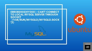 ERROR2002HY000Cant connect to local MySQL server through socket varrunmysqldmysqldsock2 [upl. by Natfa]