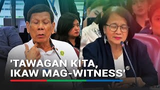 Duterte invites Castro to witness a murder Ayoko maging katulad mo she answers [upl. by Cavuoto697]