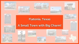 🚂 Flatonia Texas  A Small Town with Big Charm 🌟 [upl. by Adama142]