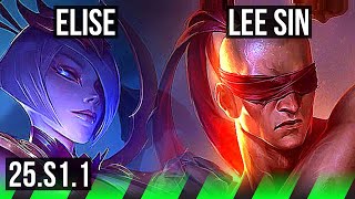 ELISE vs LEE SIN JGL  9311  KR Diamond  25S11 [upl. by Yelsehc]