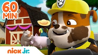 Best Rubble Construction Builds w PAW Patrol Skye amp Chase  60 Minute Compilation  Rubble amp Crew [upl. by Cruickshank]