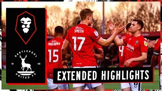 EXTENDED HIGHLIGHTS  Salford City 20 Hartlepool United [upl. by Geiss514]